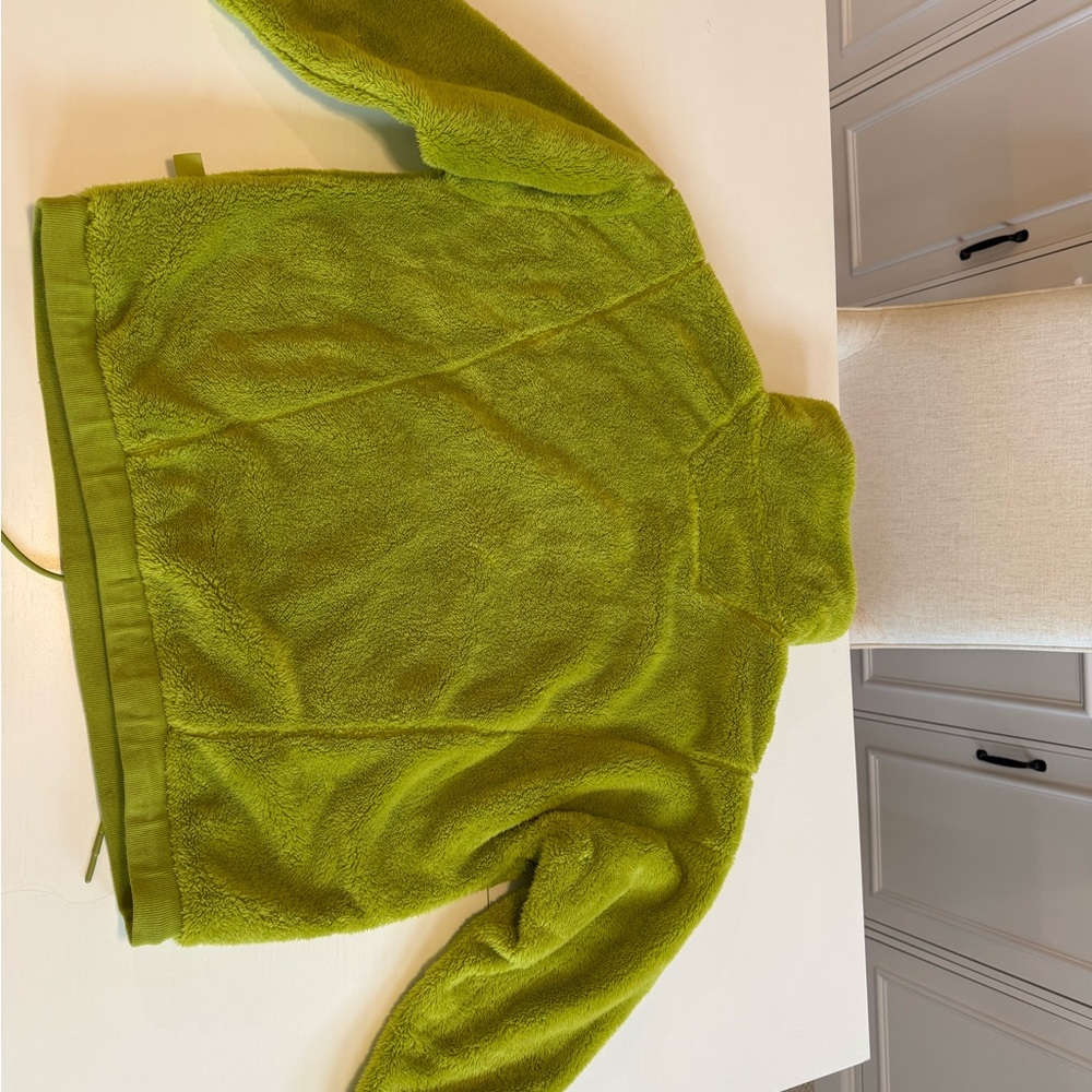 JoyLab Vibrant Green Fleece Top - Picture 6 of 7